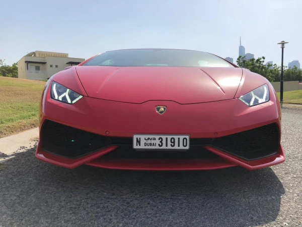  Red Lamborghini Huracan Photo 