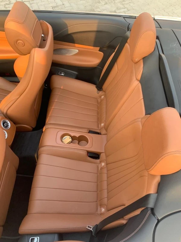  Red Mercedes E450 cabrio Photo 