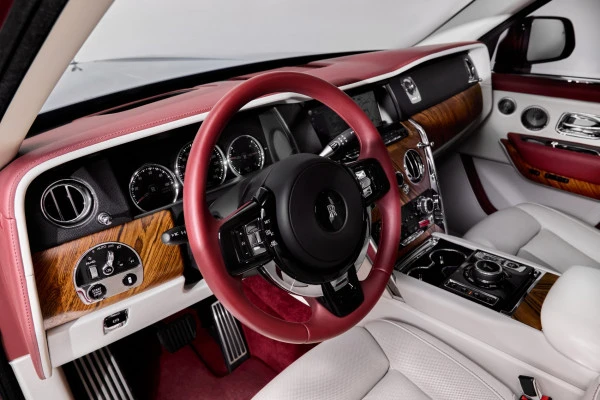  Red Rolls Royce Cullinan Mansory Photo 