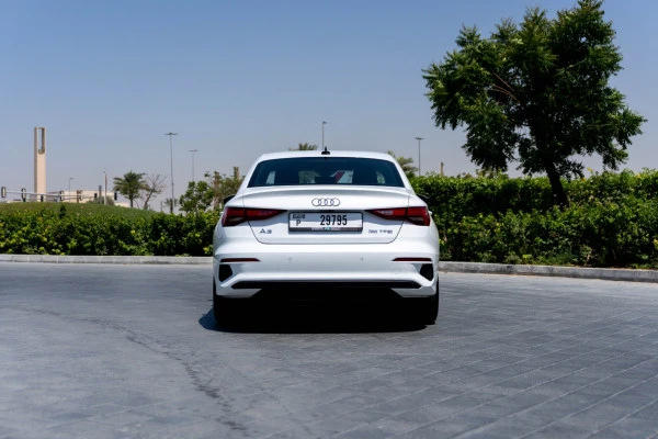  White Audi A3 Photo 