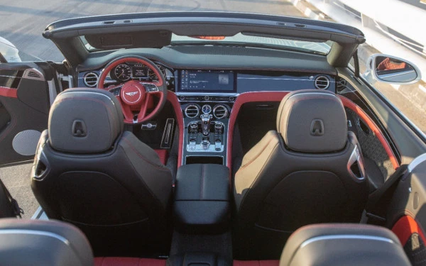  White Bentley Continental GTC V12 Photo 