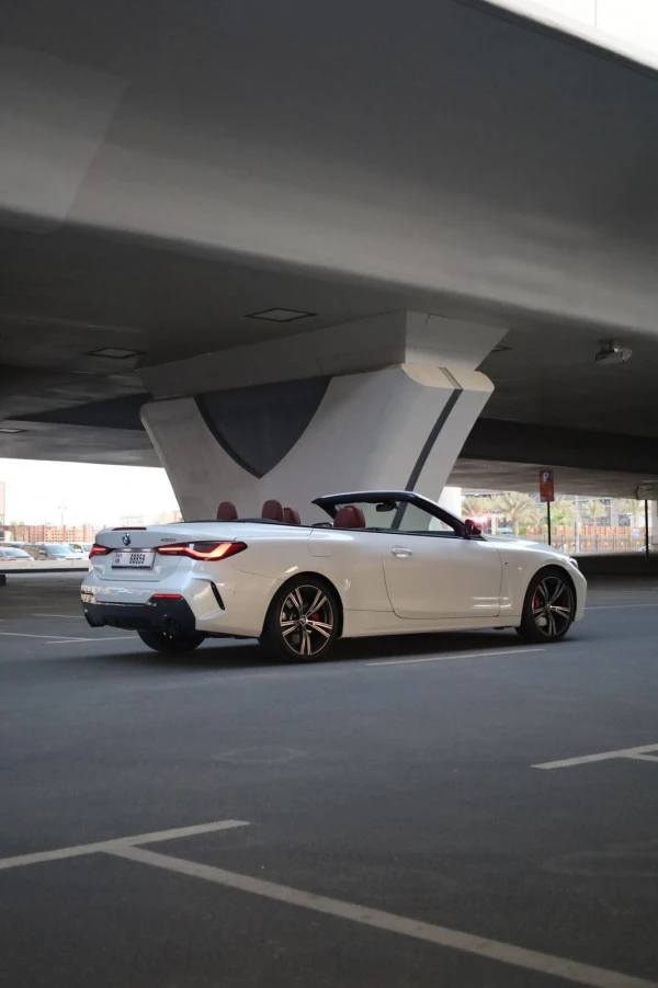  White BMW 430i cabrio Photo 