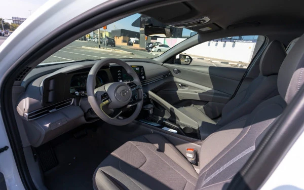  White Hyundai Elantra Photo 