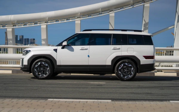  White Hyundai Santa Fe Photo 