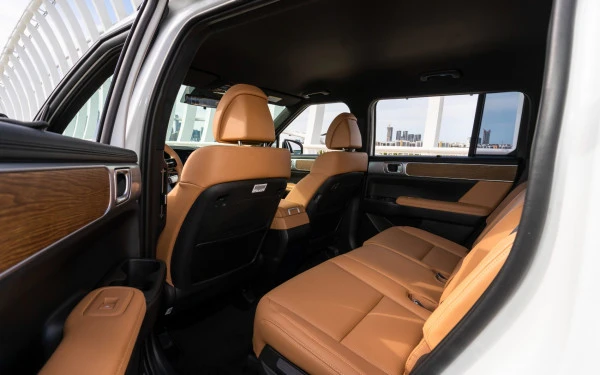  White Hyundai Santa Fe Photo 