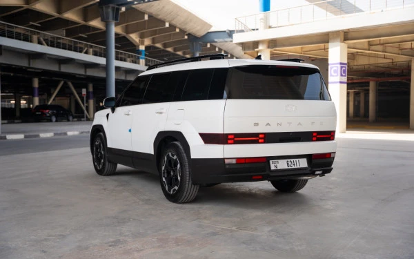  White Hyundai Santa Fe Photo 