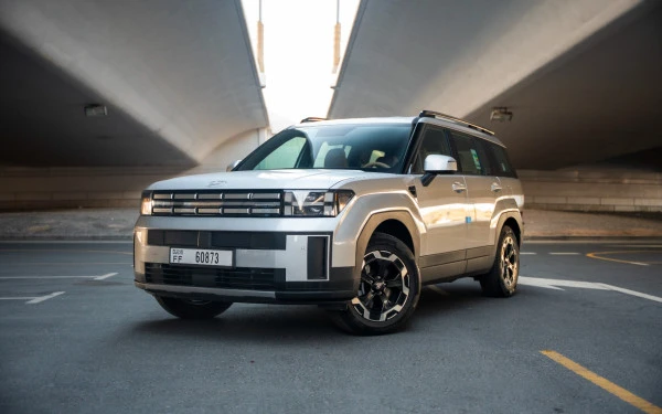  White Hyundai Santa Fe Photo 