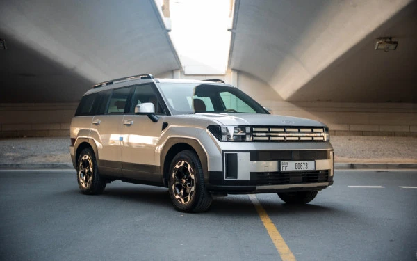  White Hyundai Santa Fe Photo 