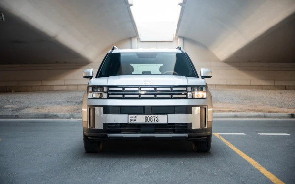  White Hyundai Santa Fe Photo 