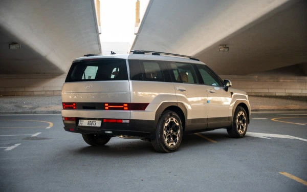  White Hyundai Santa Fe Photo 