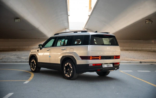  White Hyundai Santa Fe Photo 