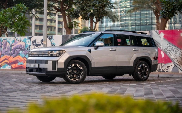  White Hyundai Santa Fe Photo 