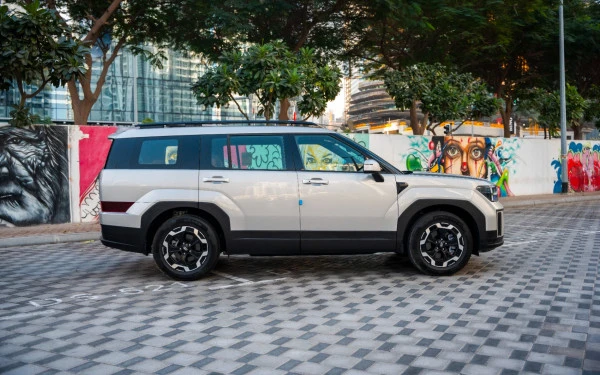  White Hyundai Santa Fe Photo 