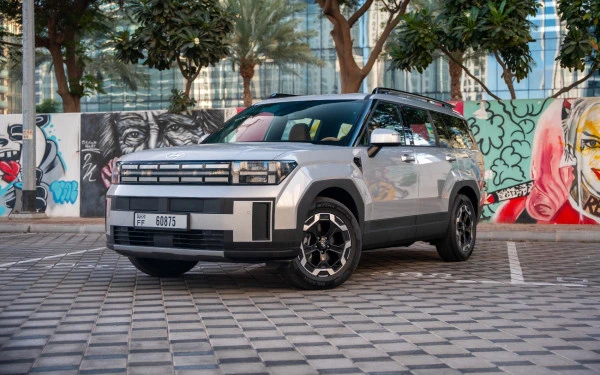  White Hyundai Santa Fe Photo 