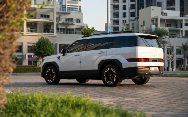  White Hyundai Santa Fe Photo 