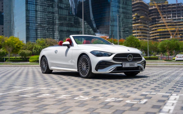  White Mercedes CLE 200 AMG cabriolet/convertible Photo 
