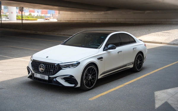  White Mercedes E53 AMG Edition 1 Photo 