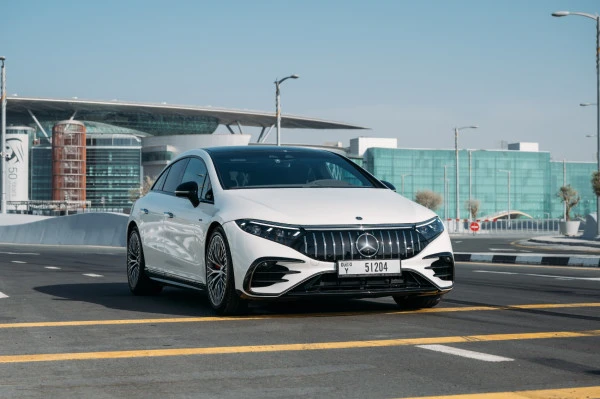  White Mercedes EQS 53 AMG Photo 