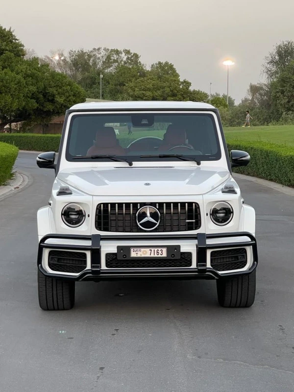  White Mercedes G63 Brand New Photo 