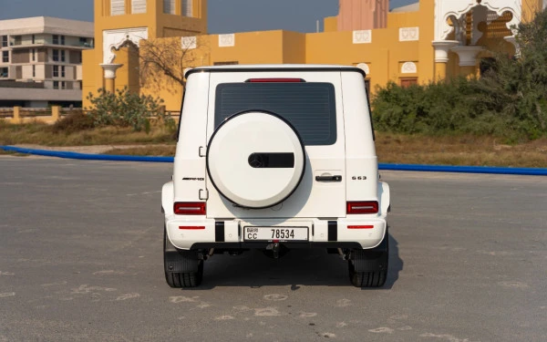  White Mercedes G63 AMG Photo 