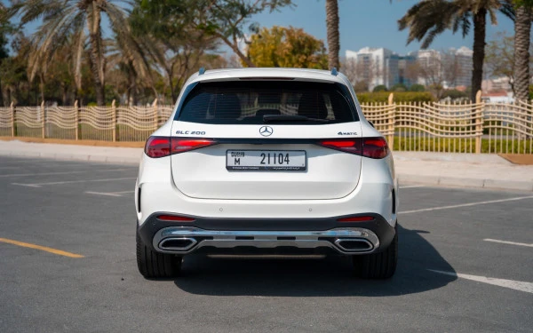  White Mercedes GLC 200 SUV Photo 