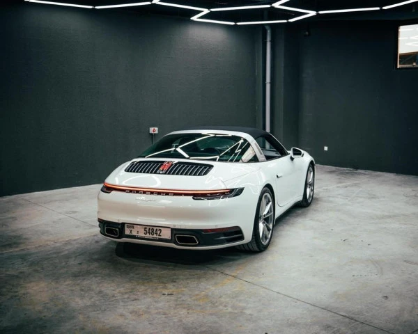  White Porsche 911 Targa Photo 