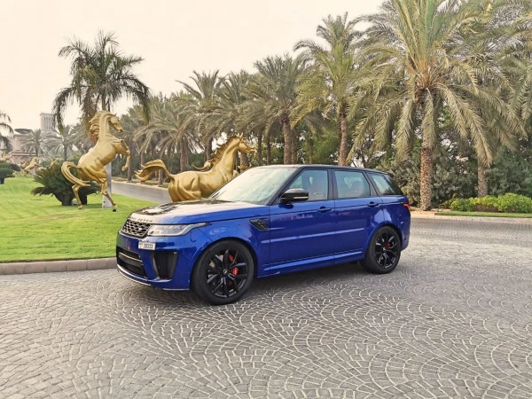  Blue Range Rover Sport SVR Photo 