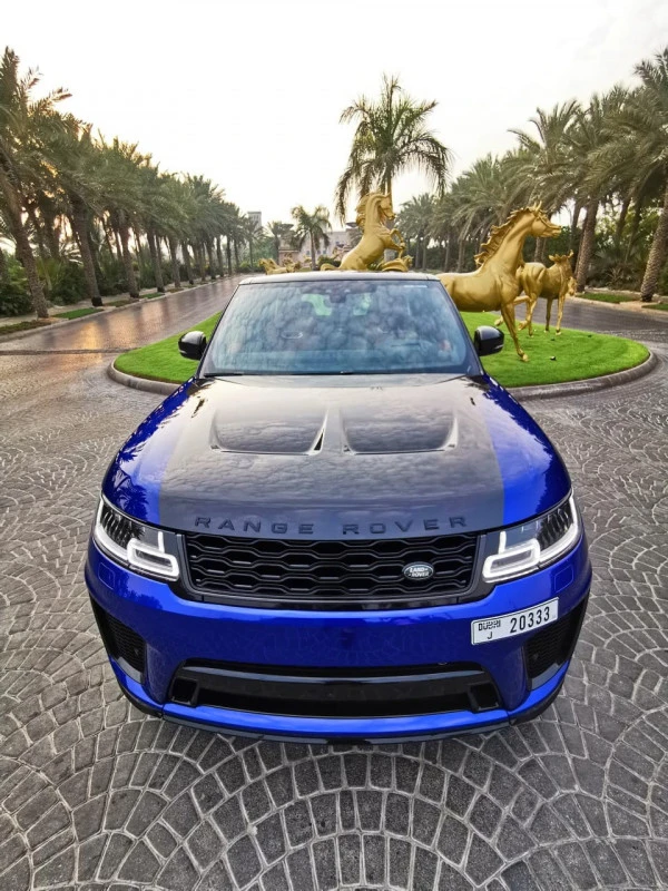  Blue Range Rover Sport SVR Photo 