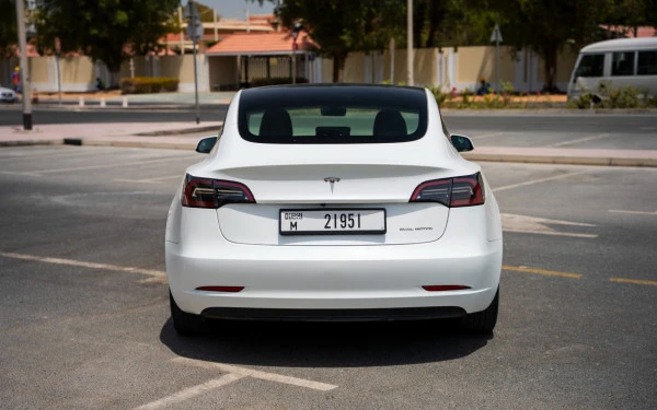  White Tesla Model 3 Photo 