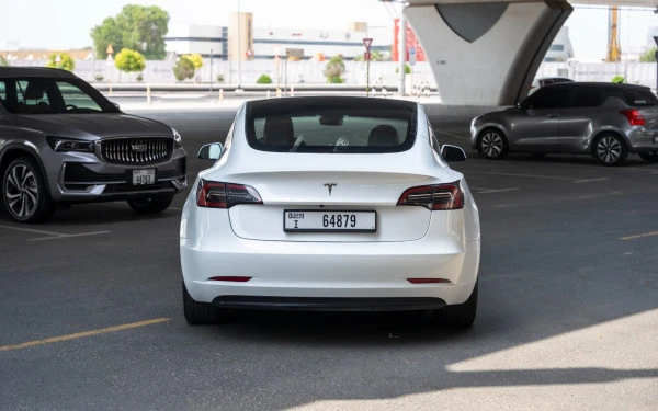  White Tesla Model 3 Photo 