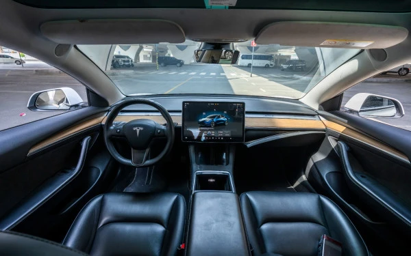  White Tesla Model 3 Photo 