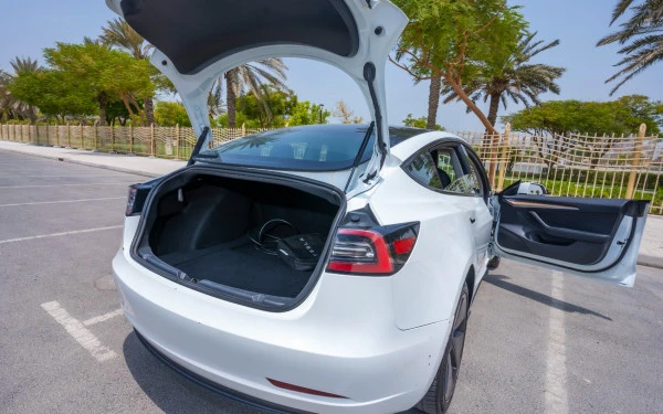  White Tesla Model 3 Photo 