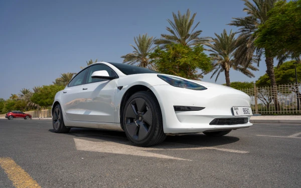  White Tesla Model 3 Photo 
