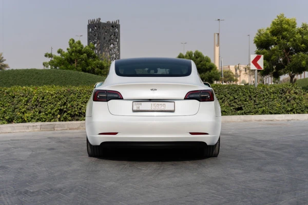  White Tesla Model 3 Photo 