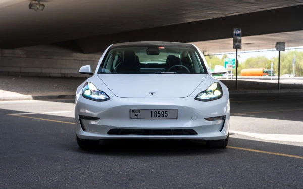 White Tesla Model 3 Photo 