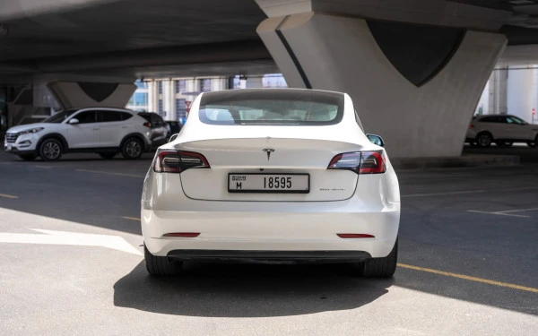  White Tesla Model 3 Photo 