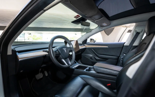  White Tesla Model 3 Photo 