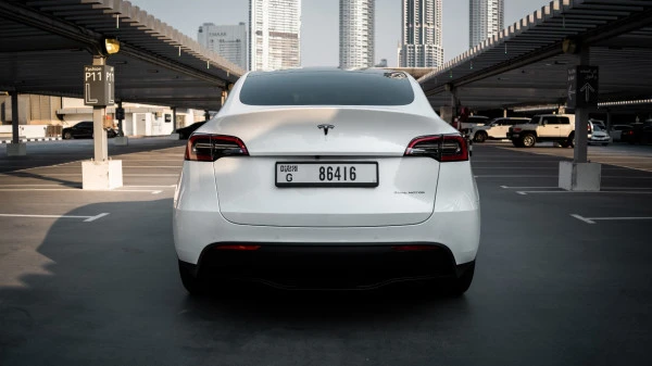  White Tesla Model Y Long Range Photo 