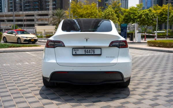  White Tesla Model Y Long Range Photo 
