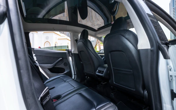  White Tesla Model Y Long Range Photo 