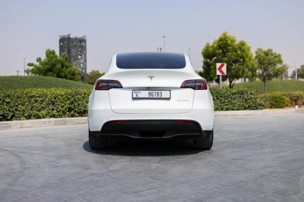  White Tesla Model Y Long Range Photo 