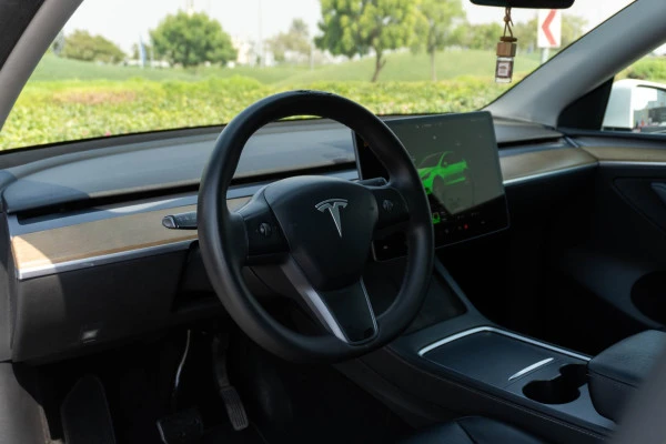  White Tesla Model Y Long Range Photo 