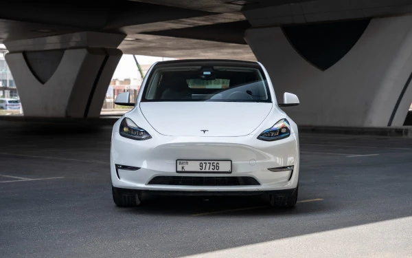  White Tesla Model Y Long Range Photo 