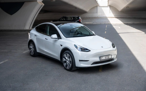  White Tesla Model Y Long Range Photo 