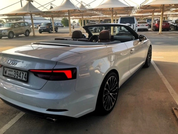  White Audi A5 Cabriolet Photo 
