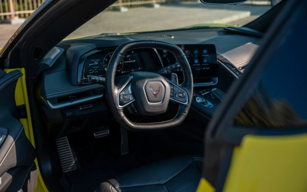  Yellow Chevrolet Corvette Photo 