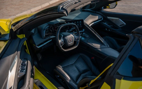  Yellow Chevrolet Corvette Photo 