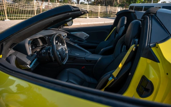  Yellow Chevrolet Corvette Photo 