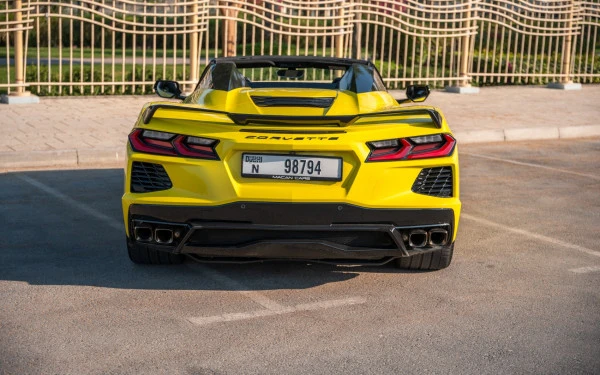  Yellow Chevrolet Corvette Photo 