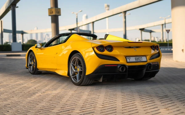  Yellow Ferrari F8 Tributo Spider Photo 
